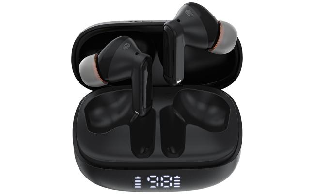 ACEFAST W1 TWS Bluetooth-compatible Earbuds Active Noise Cancellation ANC ENC Earphone Up to 8 hours - Black